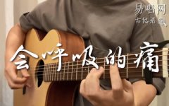 會(huì)呼吸的痛吉他譜_梁靜茹_A調(diào)彈唱譜_吉他