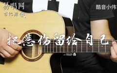 把悲傷留給自己吉他譜_陳升_C調(diào)中級(jí)版_彈唱