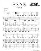 Wind Song指彈譜