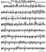 Gavota al Estilo Antiguo（古典吉他）